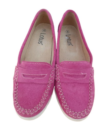Lotus size fuschia suede - size, 4