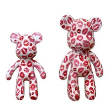 White Bear Ornament Red Lip