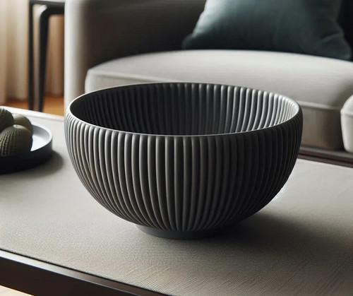 Round ribbed design fruit - design,