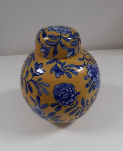 Vintage chinoiserie ginger jar - ginger,