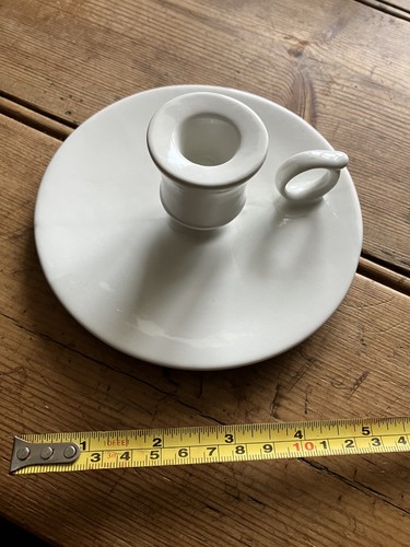 Vintage antique white ceramic