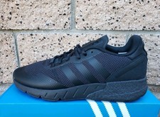 Adidas Originals ZX 1K BOOST Shoes Men's Size 11 Triple Black H68721