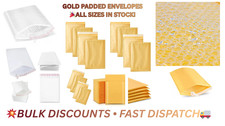 BUBBLE PADDED POSTAL ENVELOPES
