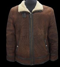 David Moore classic real leather Aviator Flying Pilot Bomber jacket Size L