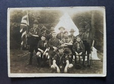 Original Old Vintage 1930's Preston Boy Scouts Troop Photograph