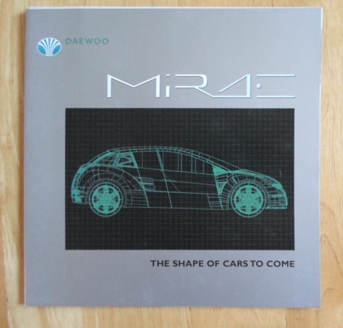 Daewoo mirae concept car - mirae,