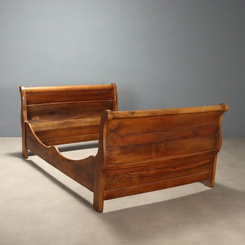 Antique double bed walnut - antique,