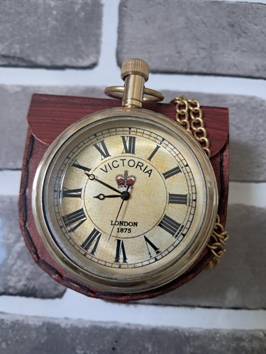 Antique brass pocket - antique,