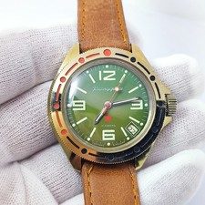 ⭐Vintage Soviet watch VOSTOK komandirskie 2414.A military made in USSR 1980s