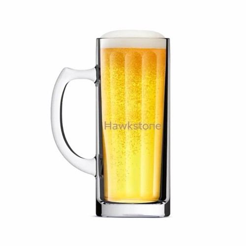 Hawkstone pint tankard - tankard, glass