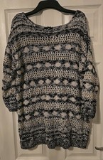 H&M Black And White Knitted