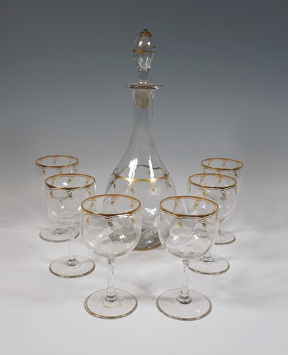 Wine glass carafe with stopper - glass,
