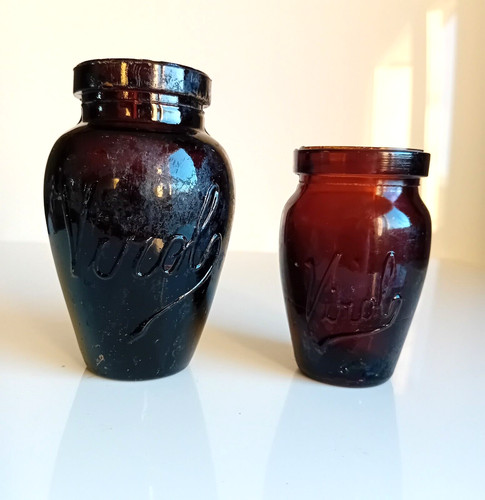 Vintage virol pots jars - jars, 2