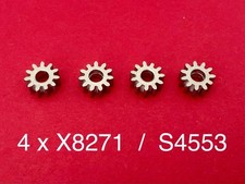 HORNBY   X8271   S4553 Hornby 4 × Spur Gears 11T 11 Tooth Alloy