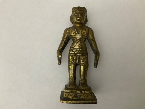 Indian antique brass deity - indian,