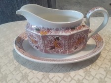 vintage Ridgway Gravy boat and
