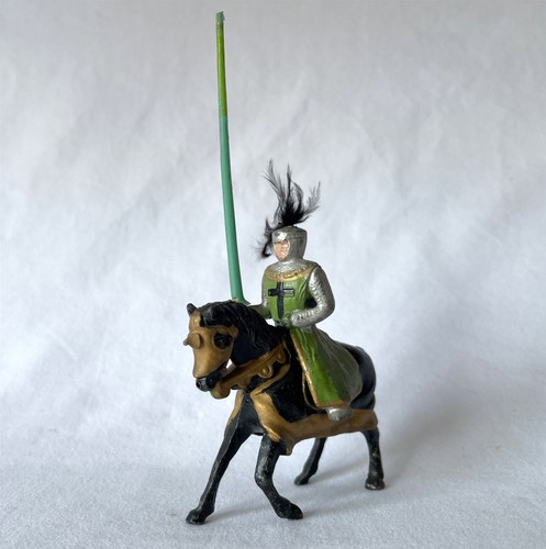 Vintage painted toy soldier - painted,