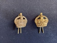 Brass Vintage Military Crown