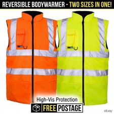 Hi Viz Vis Reversible  Gilet