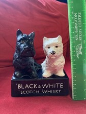 Black White Buchanan Dogs Advertising  Scotch Whiskey