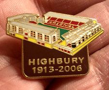 ARSENAL HIGHBURY STADIUM FAREWELL 1913-2006  ENAMEL PIN BADGE