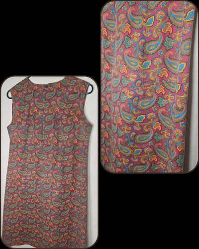 Vtg 60s 70s - , paisley
