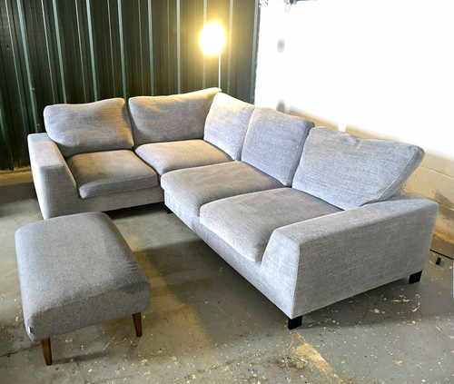 Dfs contemporary grey tweed - contemporary,