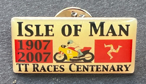 Motorcycle pin badge - badge, isle