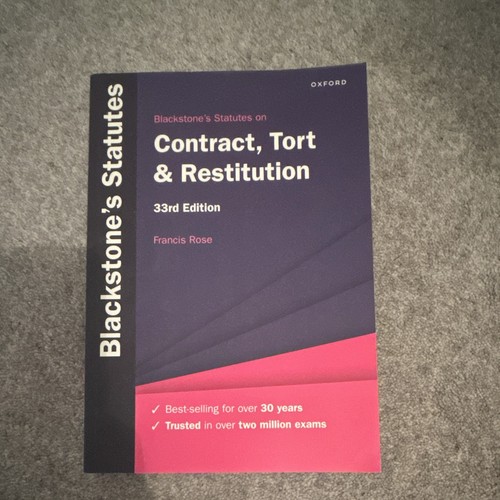 Contract tort restitution - &,