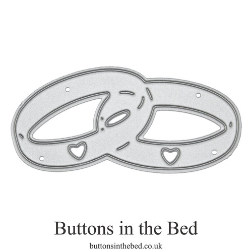 Linked wedding rings metal - rings,