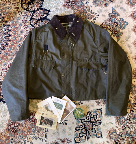 1990s barbour spey jacket mens - barbour,