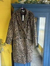 Red Herring Leopard Print Coat