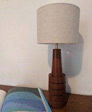 Danish 1960s Teak Table Lamp