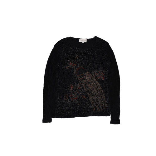 Lindex women black textile - black,