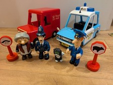 Postman Pat Van Police Car  Vehicle Bundle Jess Mrs Goggins P.C Selby