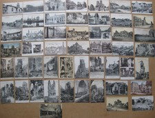 WW1 Bombed out Ruins in Belgium/France, Job Lot of 50x Old Postcards
