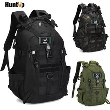 40L Military Tactical Backpack Molle Army Assault Outdoor Hiking Rucksack Bag