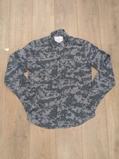 Aeropostale Mens Shirt Size S Camouflage Green Mine Craft Long Sleeve