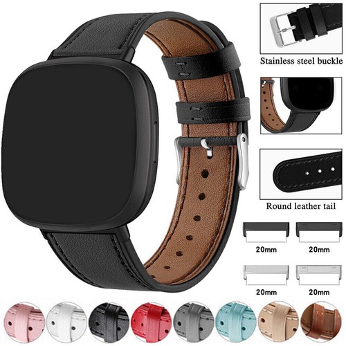 Leather band for - fitbit, versa