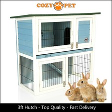 Rabbit hutch 3ft cozy pet - 3ft,