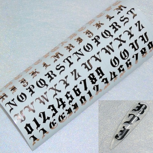 Nail art decal stickers old - stickers,