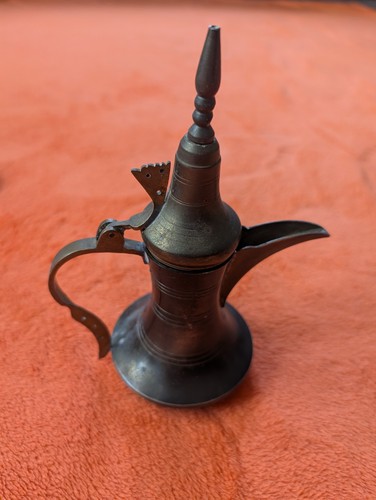 Vintage brass islamic dallah - vintage,