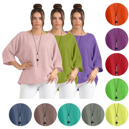 Ladies italian necklace tunic - necklace,