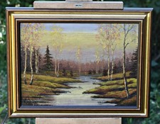 Autumn Landscape With River