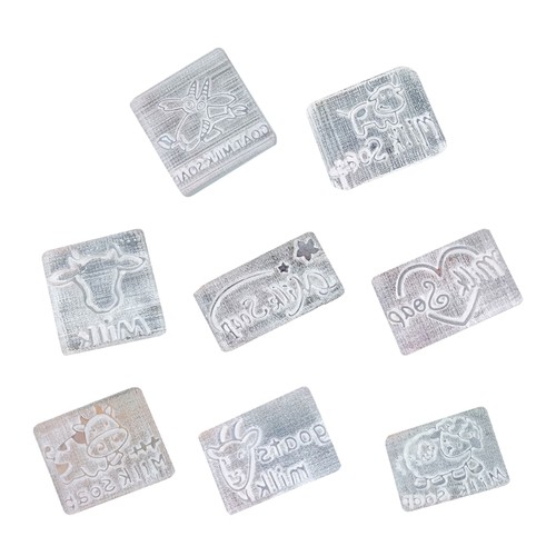 Handmade soap stamp with - soap,