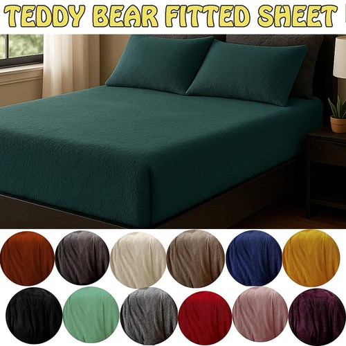 Teddy fleece fitted sheet soft - fleece,