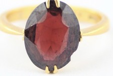 Edwardian 22ct gold garnet - edwardian,