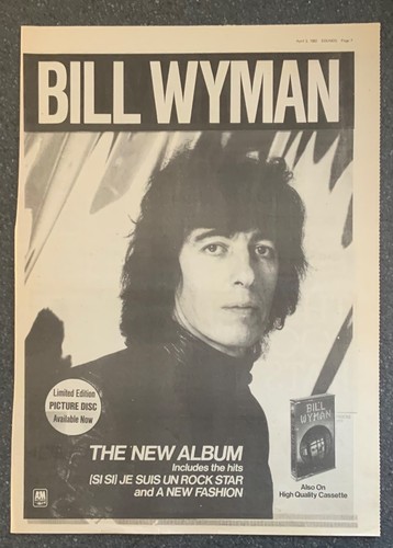 Bill wyman self titled - bill, wyman+self