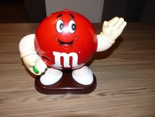 Vintage Retro M&M's Red Candy Chocolate Sweet Dispenser 1991 Tested Working