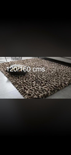Leopard print area rug - area, x